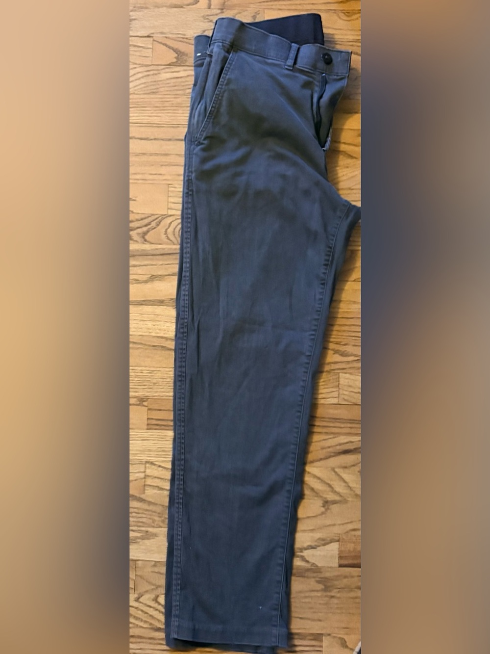 Men’s Abercrombie & Fitch Grey Straight Leg Pants